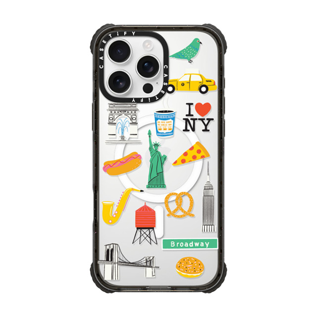 Black Lamb Studio x CASETiFY iPhone 16 Pro Max Case Cartoon,Travel Black ウルトラ インパクトケース MagSafe 対応 NYC Back to School Black Lamb Studio x CASETiFY iPhone 16 Pro Max Case Cartoon,Travel Black ウルトラ インパクトケース MagSafe 対応 NYC Back to School