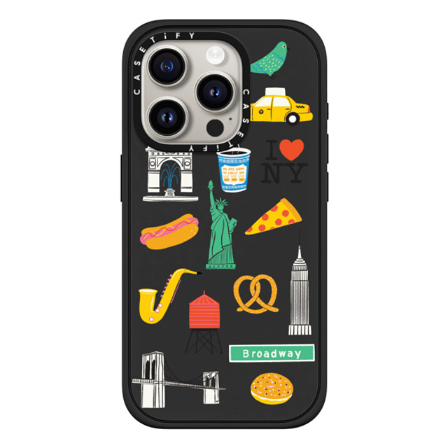 Black Lamb Studio x CASETiFY iPhone 15 Pro Case Cartoon,Travel Matte Black Impact Case MagSafe Compatible NYC Back to School Black Lamb Studio x CASETiFY iPhone 15 Pro Case Cartoon,Travel Matte Black Impact Case MagSafe Compatible NYC Back to School