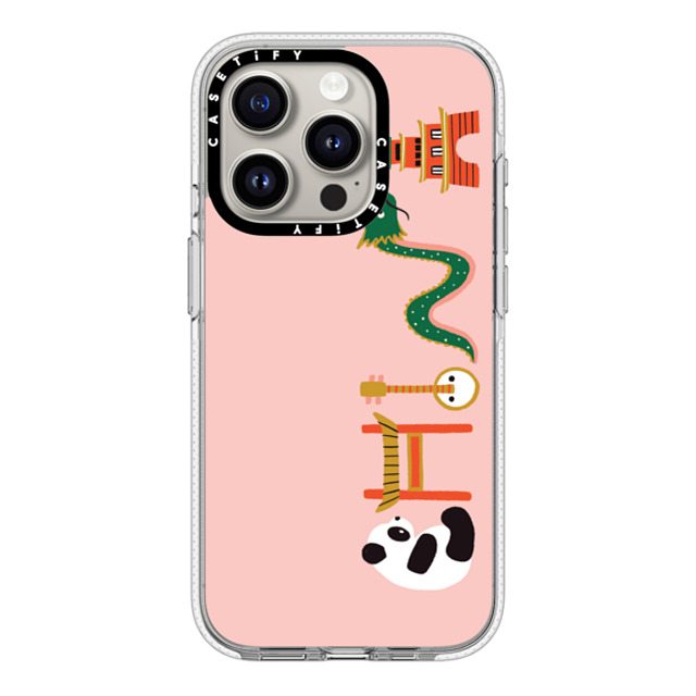 Black Lamb Studio x CASETiFY iPhone 15 Pro ケース クリア クリア ケース MagSafe対応 CHINA