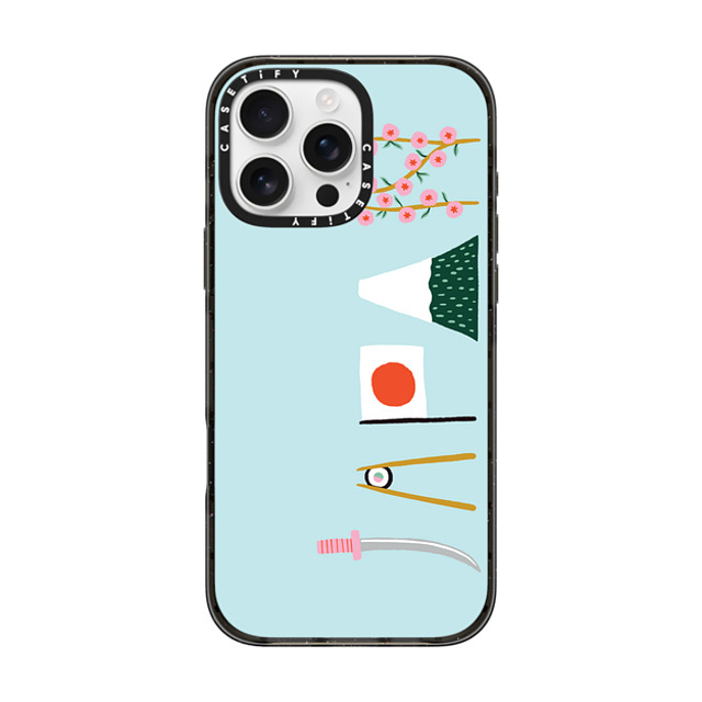 Black Lamb Studio x CASETiFY iPhone 16 Pro Max Case Cartoon,Travel ブラック インパクトケース JAPAN Mother's Day Black Lamb Studio x CASETiFY iPhone 16 Pro Max Case Cartoon,Travel ブラック インパクトケース JAPAN Mother's Day