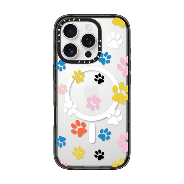 Black Lamb Studio x CASETiFY iPhone 16 Pro Case Dog,Cartoon Black Impact Case MagSafe Compatible Pawsome Mother's Day Black Lamb Studio x CASETiFY iPhone 16 Pro Case Dog,Cartoon Black Impact Case MagSafe Compatible Pawsome Mother's Day