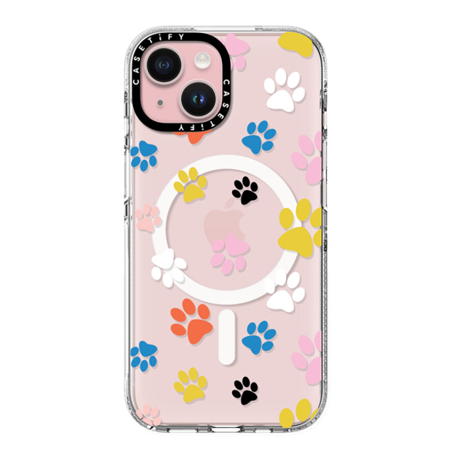 Black Lamb Studio x CASETiFY iPhone 15 Case Dog,Cartoon Clear Clear Case MagSafe Compatible Pawsome Father's Day Black Lamb Studio x CASETiFY iPhone 15 Case Dog,Cartoon Clear Clear Case MagSafe Compatible Pawsome Father's Day