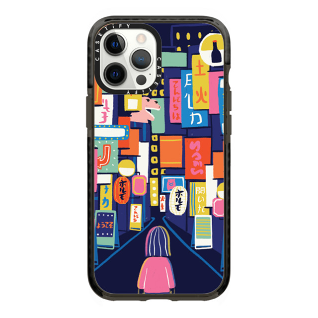 Black Lamb Studio x CASETiFY iPhone 12 Pro Max ケース ブラック インパクトケース MagSafe対応 TOKYO