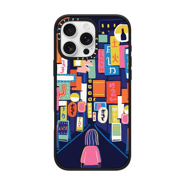 Black Lamb Studio x CASETiFY iPhone 16 Pro Max Case Travel,Anime Matte Black Impact Case MagSafe Compatible TOKYO Back to School Black Lamb Studio x CASETiFY iPhone 16 Pro Max Case Travel,Anime Matte Black Impact Case MagSafe Compatible TOKYO Back to School