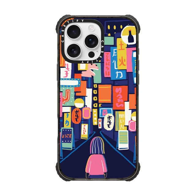 Black Lamb Studio x CASETiFY iPhone 16 Pro Max Case Travel,Anime Black ウルトラ インパクトケース MagSafe 対応 TOKYO Back to School Black Lamb Studio x CASETiFY iPhone 16 Pro Max Case Travel,Anime Black ウルトラ インパクトケース MagSafe 対応 TOKYO Back to School