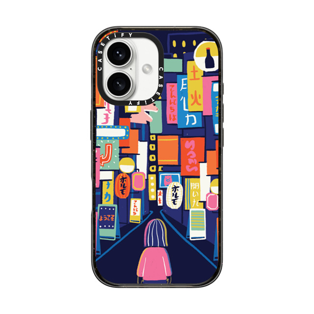 Black Lamb Studio x CASETiFY iPhone 16 Case Travel,Anime Black Impact Case MagSafe Compatible TOKYO Back to School Black Lamb Studio x CASETiFY iPhone 16 Case Travel,Anime Black Impact Case MagSafe Compatible TOKYO Back to School