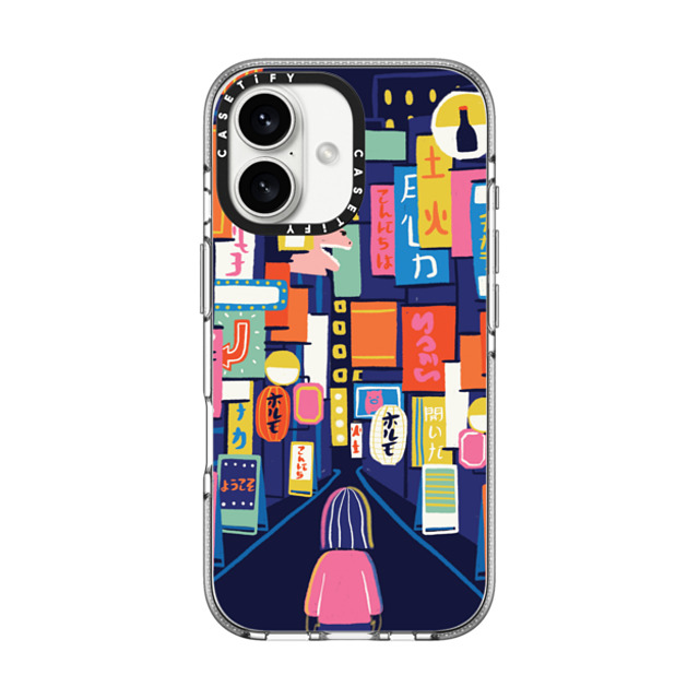 Black Lamb Studio x CASETiFY iPhone 16 Case Travel,Anime クリア クリア ケース MagSafe対応 TOKYO Back to School Black Lamb Studio x CASETiFY iPhone 16 Case Travel,Anime クリア クリア ケース MagSafe対応 TOKYO Back to School