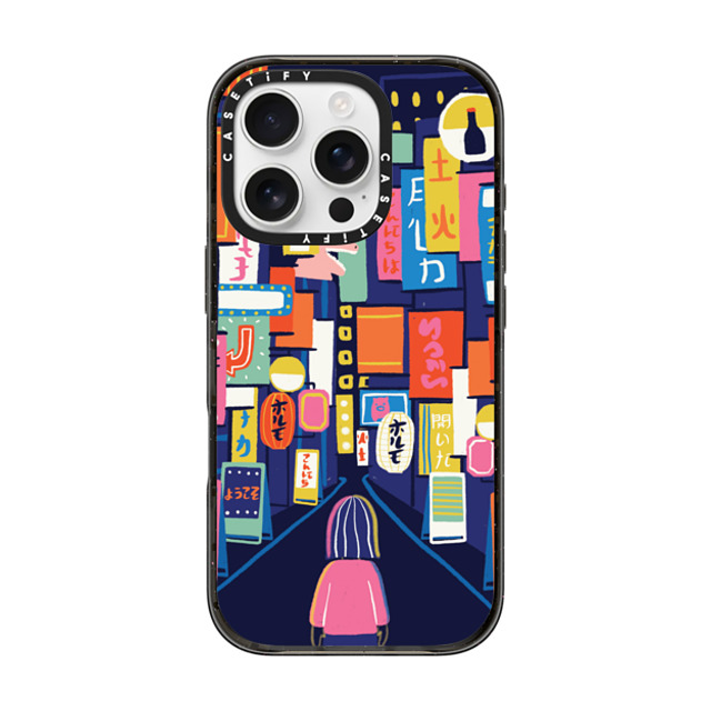 Black Lamb Studio x CASETiFY iPhone 16 Pro Case Travel,Anime Black Impact Case TOKYO Back to School Black Lamb Studio x CASETiFY iPhone 16 Pro Case Travel,Anime Black Impact Case TOKYO Back to School