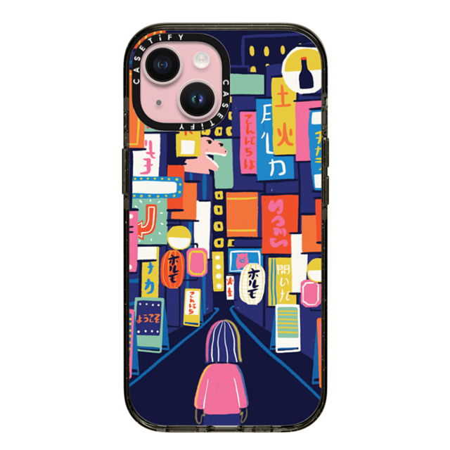 Black Lamb Studio x CASETiFY iPhone 15 Case Travel,Anime Black Impact Case MagSafe Compatible TOKYO Back to School Black Lamb Studio x CASETiFY iPhone 15 Case Travel,Anime Black Impact Case MagSafe Compatible TOKYO Back to School