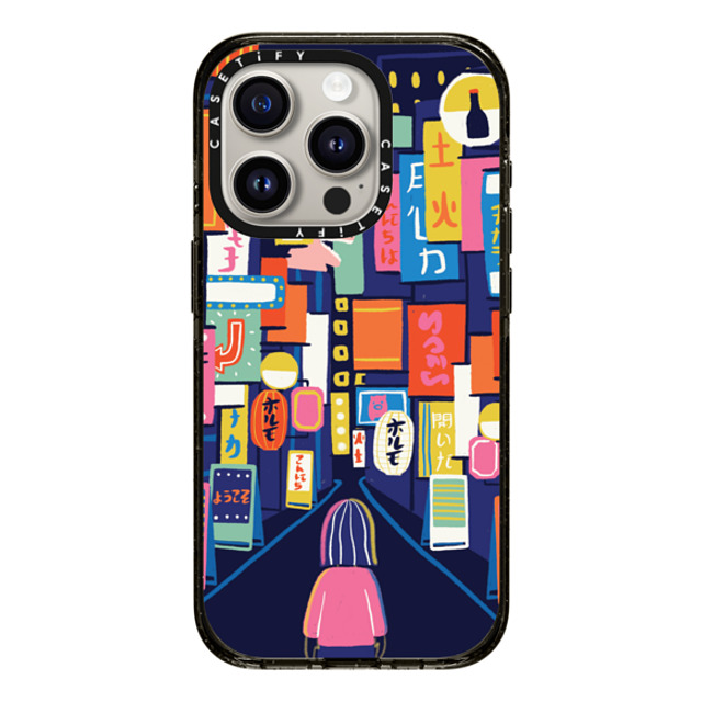 Black Lamb Studio x CASETiFY iPhone 15 Pro Case Travel,Anime Black Impact Case MagSafe Compatible TOKYO Back to School Black Lamb Studio x CASETiFY iPhone 15 Pro Case Travel,Anime Black Impact Case MagSafe Compatible TOKYO Back to School