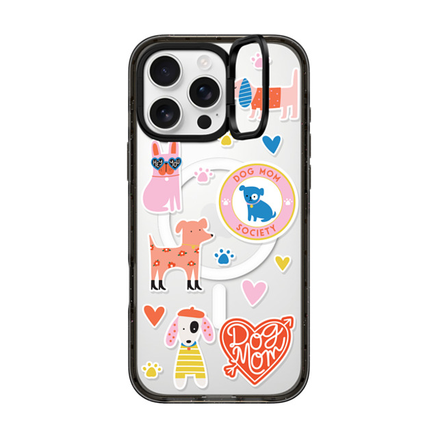 Black Lamb Studio x CASETiFY iPhone 16 Pro Max Case Sticker,Dog Black インパクトリングスタンドケース MagSafe対応 Dog Mom Stickers Back to School Black Lamb Studio x CASETiFY iPhone 16 Pro Max Case Sticker,Dog Black インパクトリングスタンドケース MagSafe対応 Dog Mom Stickers Back to School