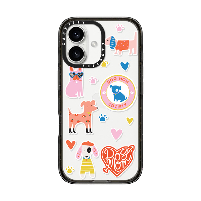 Black Lamb Studio x CASETiFY iPhone 16 Case Sticker,Dog Black Impact Case Dog Mom Stickers Back to School Black Lamb Studio x CASETiFY iPhone 16 Case Sticker,Dog Black Impact Case Dog Mom Stickers Back to School