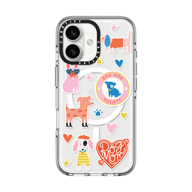 Black Lamb Studio x CASETiFY iPhone 16 Case Sticker,Dog クリア クリア ケース MagSafe対応 Dog Mom Stickers Back to School Black Lamb Studio x CASETiFY iPhone 16 Case Sticker,Dog クリア クリア ケース MagSafe対応 Dog Mom Stickers Back to School