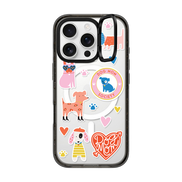 Black Lamb Studio x CASETiFY iPhone 16 Pro Case Sticker,Dog Black インパクトリングスタンドケース MagSafe対応 Dog Mom Stickers Back to School Black Lamb Studio x CASETiFY iPhone 16 Pro Case Sticker,Dog Black インパクトリングスタンドケース MagSafe対応 Dog Mom Stickers Back to School
