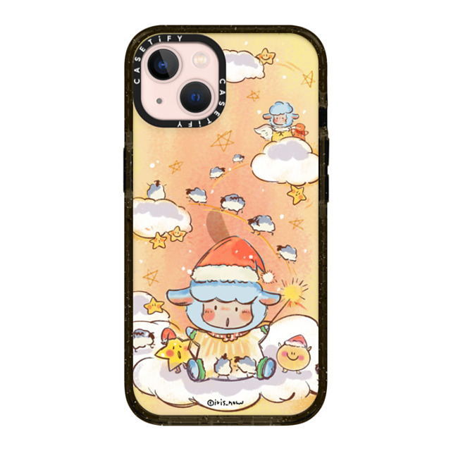 CASETiFY iPhone 13 ケース ブラック インパクトケース Pajama Magic xue tan