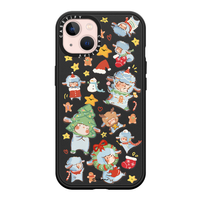 CASETiFY iPhone 13 ケース マットブラック インパクトケース MagSafe対応 Sheep Adventure xue tan