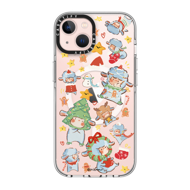 CASETiFY iPhone 13 ケース クリア クリア ケース MagSafe対応 Sheep Adventure xue tan