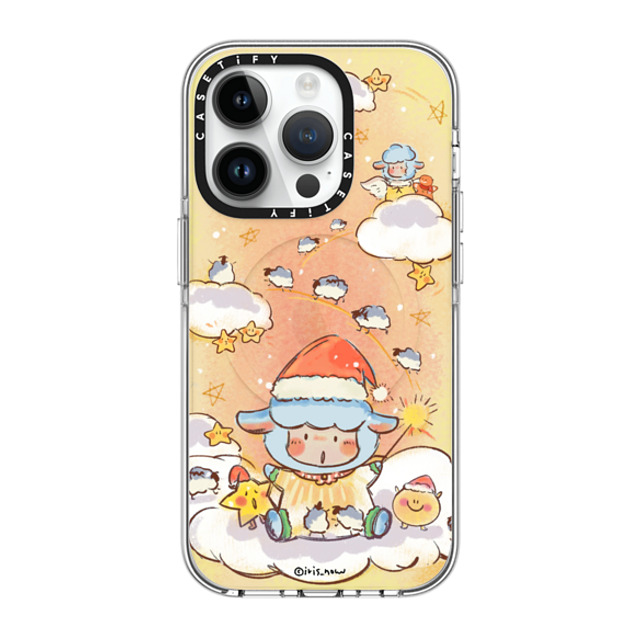 CASETiFY iPhone 14 Pro ケース クリア クリア ケース MagSafe対応 Pajama Magic xue tan