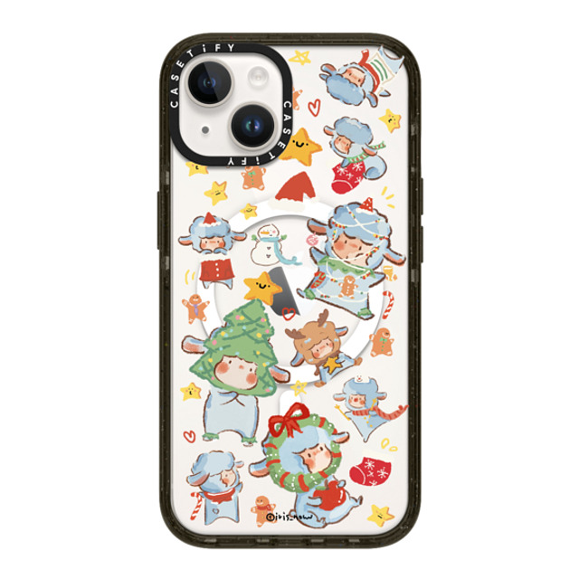 CASETiFY iPhone 14 ケース ブラック インパクトケース MagSafe対応 Sheep Adventure xue tan