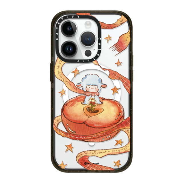 CASETiFY iPhone 14 Pro ケース ブラック インパクトケース MagSafe対応 Peace Apple xue tan