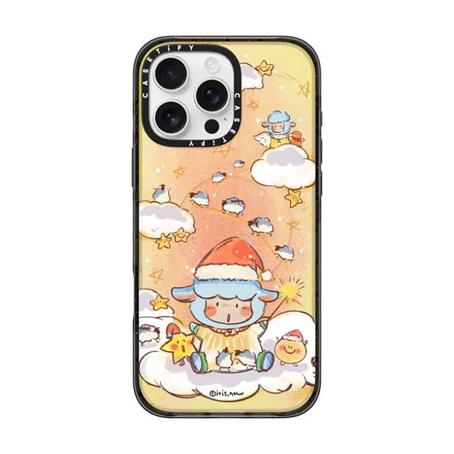 CASETiFY iPhone 16 Pro Max ケース ブラック インパクトケース MagSafe対応 Pajama Magic xue tan