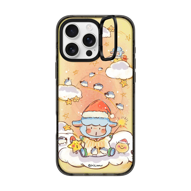 CASETiFY iPhone 16 Pro Max ケース ブラック インパクトリングスタンドケース MagSafe対応 Pajama Magic xue tan