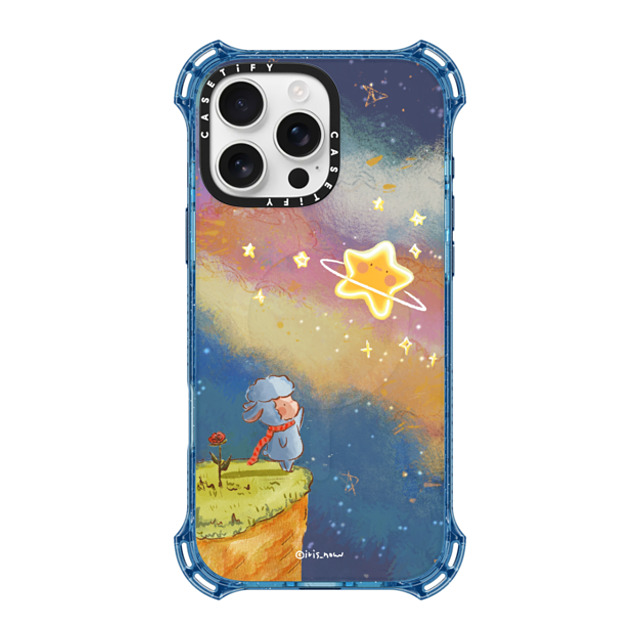 CASETiFY iPhone 16 Pro Max Case ベイビーブルー バウンスケース Gazing at the Starlit River xue tan CASETiFY iPhone 16 Pro Max Case ベイビーブルー バウンスケース Gazing at the Starlit River xue tan