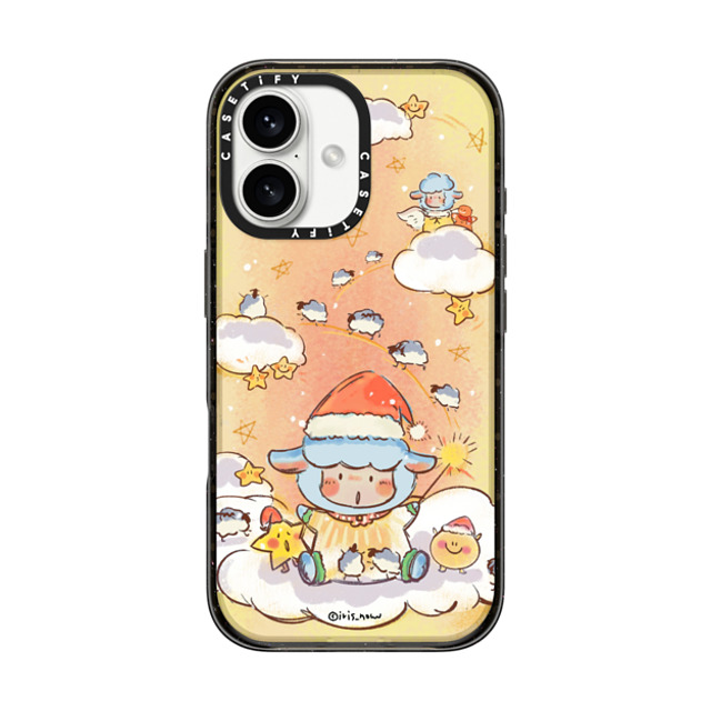 CASETiFY iPhone 16 ケース ブラック インパクトケース Pajama Magic xue tan