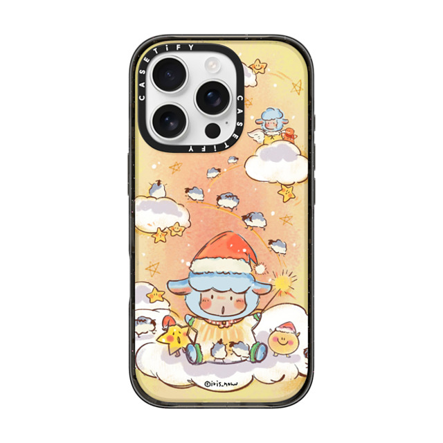 CASETiFY iPhone 16 Pro ケース ブラック インパクトケース Pajama Magic xue tan