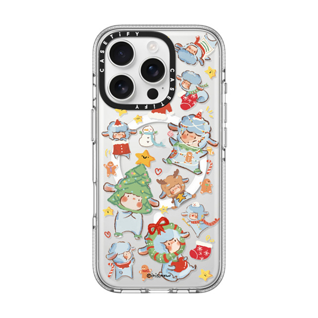 CASETiFY iPhone 16 Pro ケース クリア クリア ケース MagSafe対応 Sheep Adventure xue tan