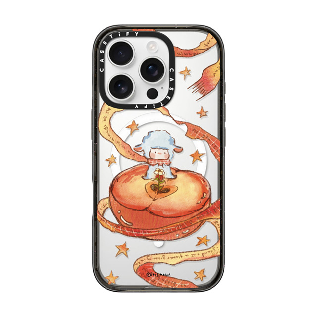 CASETiFY iPhone 16 Pro ケース ブラック インパクトケース MagSafe対応 Peace Apple xue tan