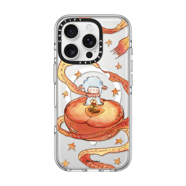 CASETiFY iPhone 16 Pro ケース クリア クリア ケース MagSafe対応 Peace Apple xue tan