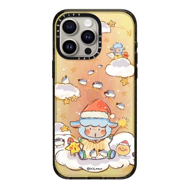 CASETiFY iPhone 15 Pro Max ケース ブラック インパクトケース Pajama Magic xue tan