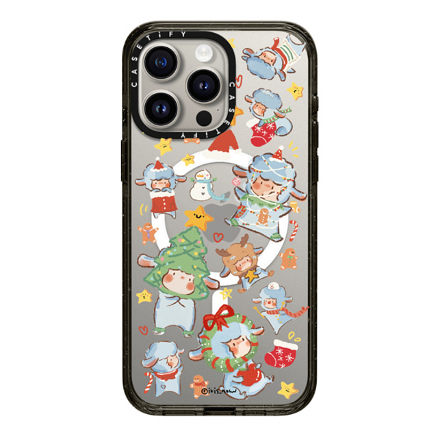 CASETiFY iPhone 15 Pro Max ケース ブラック インパクトケース MagSafe対応 Sheep Adventure xue tan