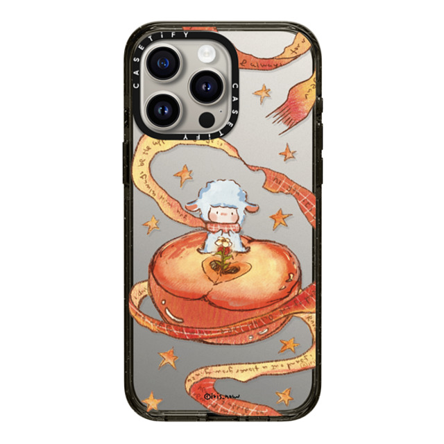 CASETiFY iPhone 15 Pro Max ケース ブラック インパクトケース Peace Apple xue tan