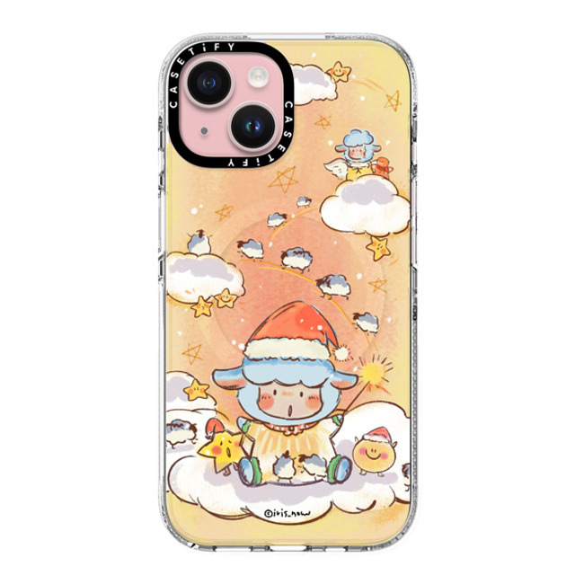 CASETiFY iPhone 15 ケース クリア クリア ケース MagSafe対応 Pajama Magic xue tan