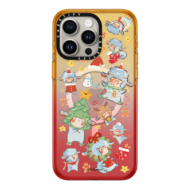 CASETiFY iPhone 15 Pro Max ケース Peach Haze インパクトケース MagSafe対応 Sheep Adventure xue tan