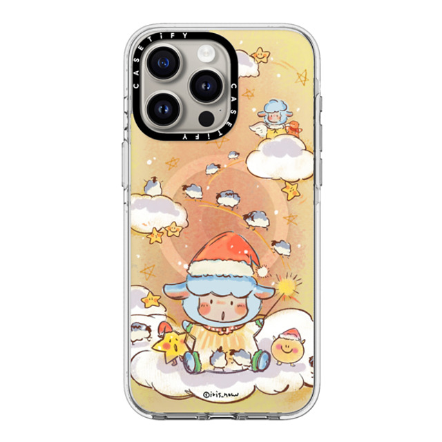 CASETiFY iPhone 15 Pro Max ケース クリア クリア ケース MagSafe対応 Pajama Magic xue tan