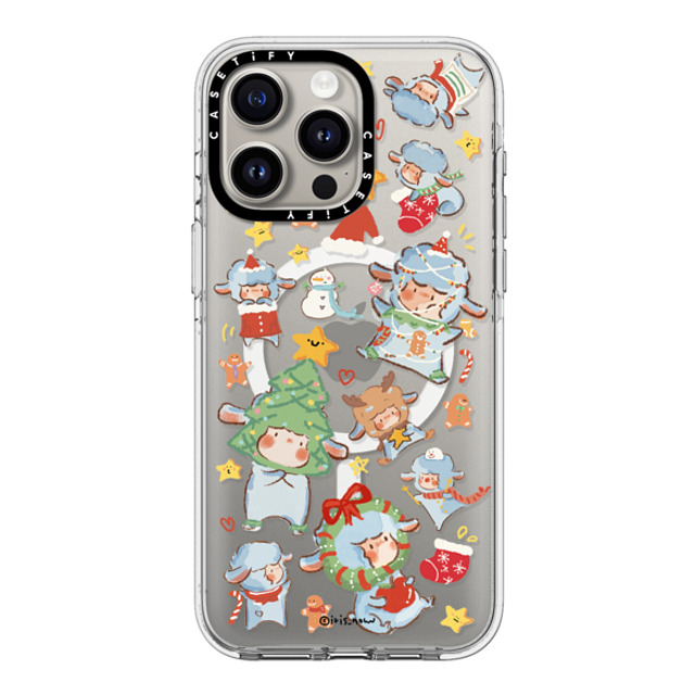 CASETiFY iPhone 15 Pro Max ケース クリア クリア ケース MagSafe対応 Sheep Adventure xue tan