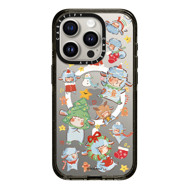 CASETiFY iPhone 15 Pro ケース ブラック インパクトケース MagSafe対応 Sheep Adventure xue tan