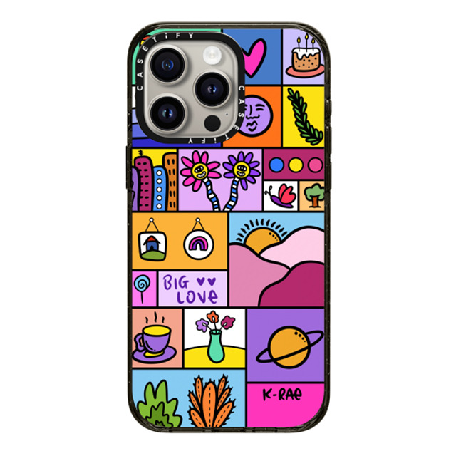 Kimberly Engwicht x CASETiFY iPhone 15 Pro Max Case Black Impact Case MagSafe Compatible Big Love Back to School Kimberly Engwicht x CASETiFY iPhone 15 Pro Max Case Black Impact Case MagSafe Compatible Big Love Back to School