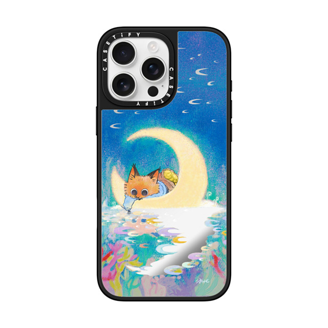 CASETiFY iPhone 16 Pro Max Case Silver on Black ミラーケース MagSafe対応 Animal,Cartoon Animal,Nature,Cartoon Moonlake Case Back to School CASETiFY iPhone 16 Pro Max Case Silver on Black ミラーケース MagSafe対応 Animal,Cartoon Animal,Nature,Cartoon Moonlake Case Back to School