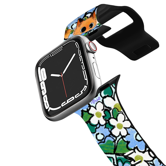 CASETiFY Apple Watch Band Series 7-9 (41mm) ブラック インパクト バンド Animal,Cartoon Animal,Nature,Cartoon Floral Blessing Watch Band Father's Day CASETiFY Apple Watch Band Series 7-9 (41mm) ブラック インパクト バンド Animal,Cartoon Animal,Nature,Cartoon Floral Blessing Watch Band Father's Day