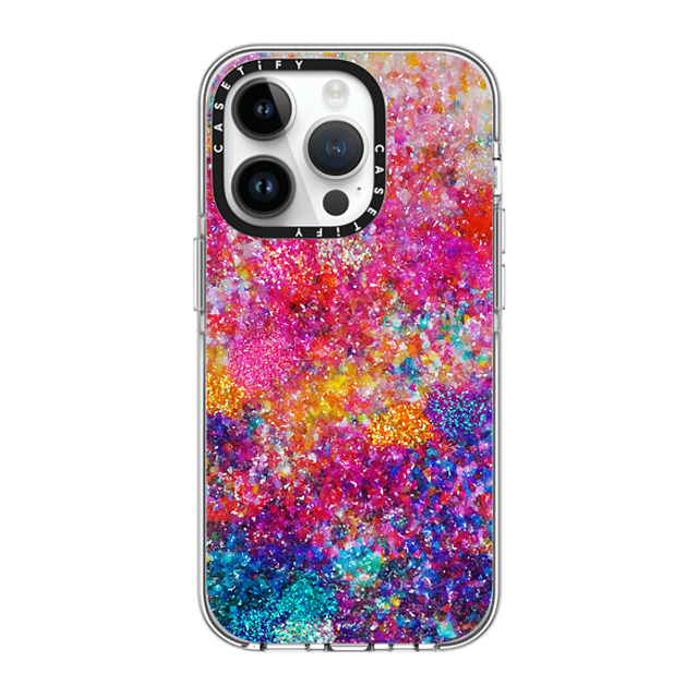 Ingrid Ching x CASETiFY iPhone 14 Pro ケース クリア クリア ケース MagSafe対応 And We Danced Our Way Home by Ingrid Ching