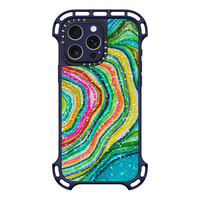 Ingrid Ching x CASETiFY iPhone 16 Pro Max Case インディゴ ウルトラ バウンスケース MagSafe対応 Lineation No. 74 by Ingrid Ching Ingrid Ching x CASETiFY iPhone 16 Pro Max Case インディゴ ウルトラ バウンスケース MagSafe対応 Lineation No. 74 by Ingrid Ching