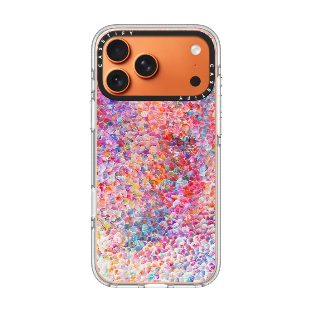 Impact Clear iPhone 17 Pro Max Case MagSafe Compatible - Honey and Milk Kinda Morning