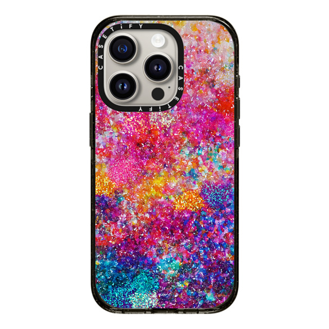 Ingrid Ching x CASETiFY iPhone 15 Pro ケース ブラック インパクトケース And We Danced Our Way Home by Ingrid Ching