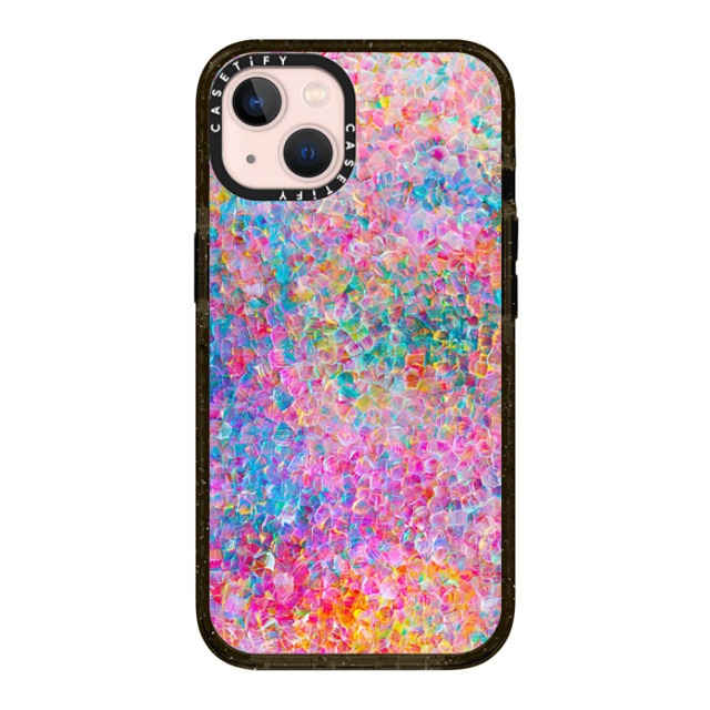 Ingrid Ching x CASETiFY iPhone 13 ケース ブラック インパクトケース My Neon Summer by Ingrid Ching