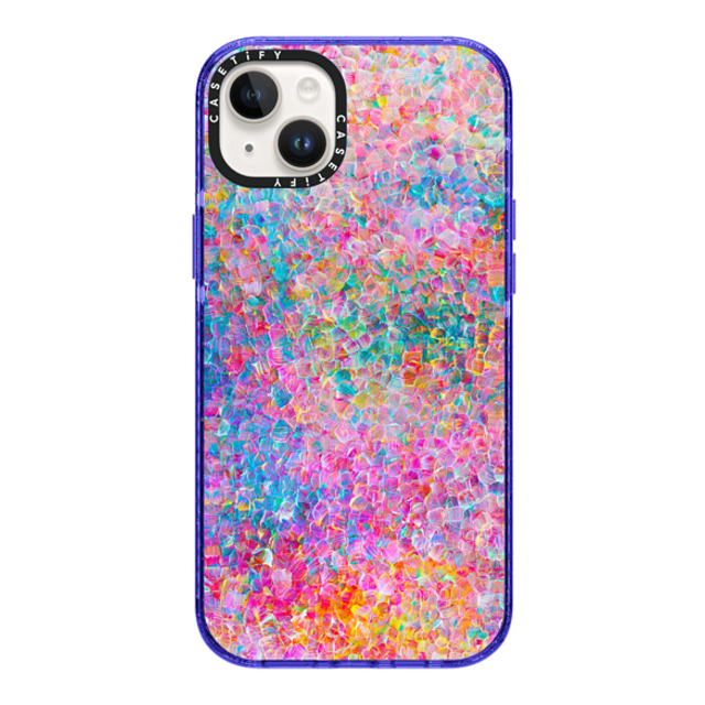 Ingrid Ching x CASETiFY iPhone 14 Plus Case Peri Purple Impact Case My Neon Summer by Ingrid Ching Ingrid Ching x CASETiFY iPhone 14 Plus Case Peri Purple Impact Case My Neon Summer by Ingrid Ching