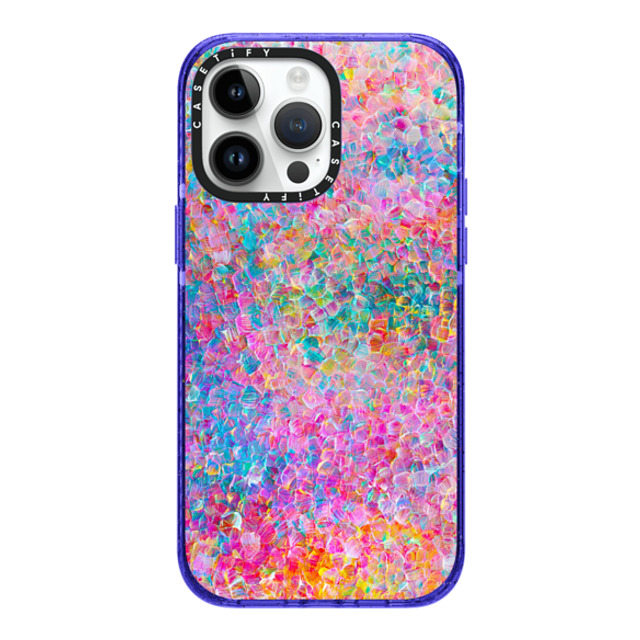 Ingrid Ching x CASETiFY iPhone 14 Pro Max Case Peri Purple Impact Case My Neon Summer by Ingrid Ching Ingrid Ching x CASETiFY iPhone 14 Pro Max Case Peri Purple Impact Case My Neon Summer by Ingrid Ching